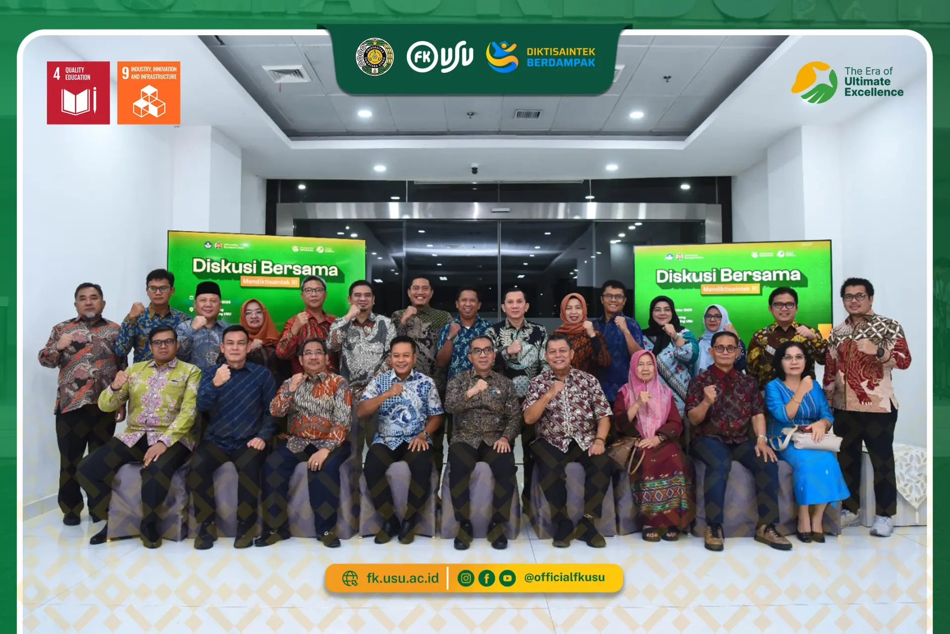 Mendiktisaintek Dorong USU Jadi Pusat Unggulan Iptek di Sumatera